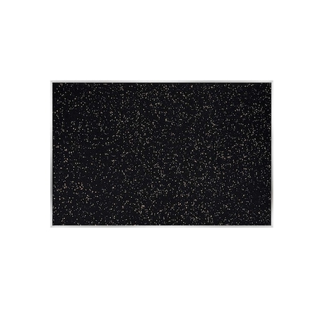 Ghent Bulletin Board, Recycled, 3 ft H x 5 ft W, Tan Speckled ATR35-TN